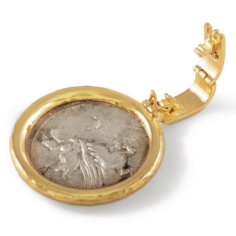 Unisex Ancient, Authentic Bacchus Coin Enhancer