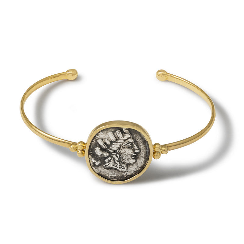 Women s Ancient Authentic Cybele Coin Cuff Jorge Adeler