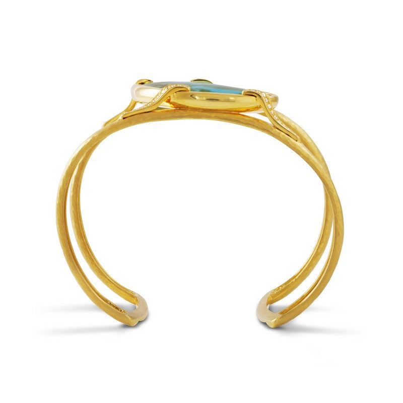 Sonoran Turquoise and Diamond Bracelet