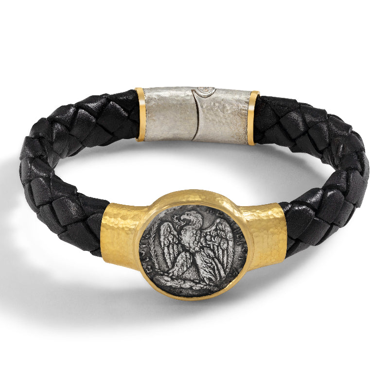 Roman Eagle Coin Bracelet