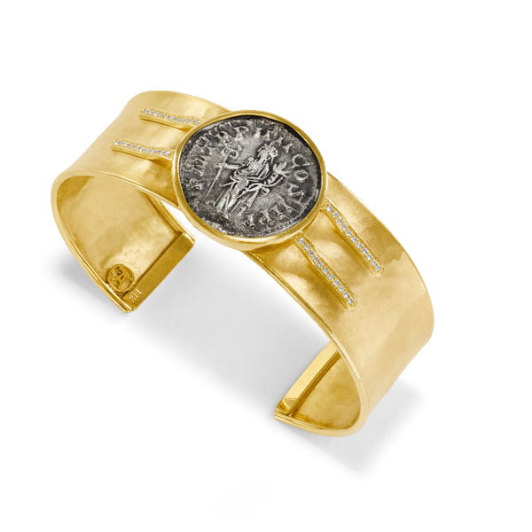 Women's Ancient, Authentic Felicitas Coin Cuff