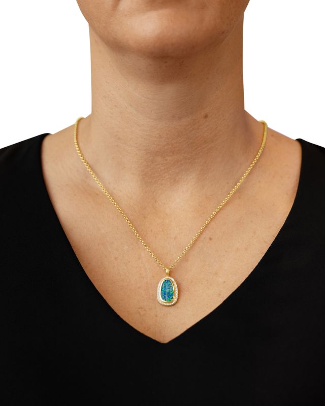 Opal Doublet and Diamond Enhancer