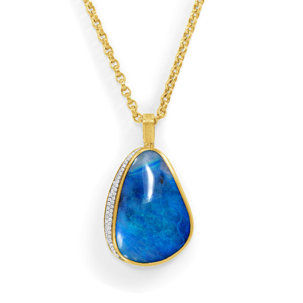 Boulder Opal and Diamond Enhancer