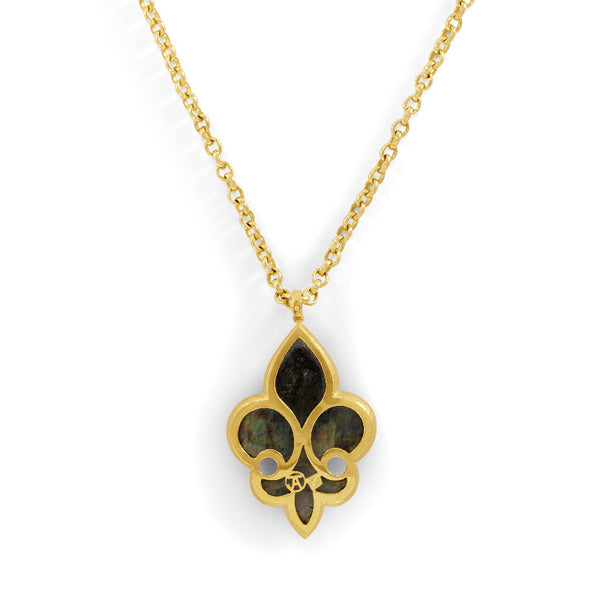 Labradorite Fleur-de-Lis Enhancer