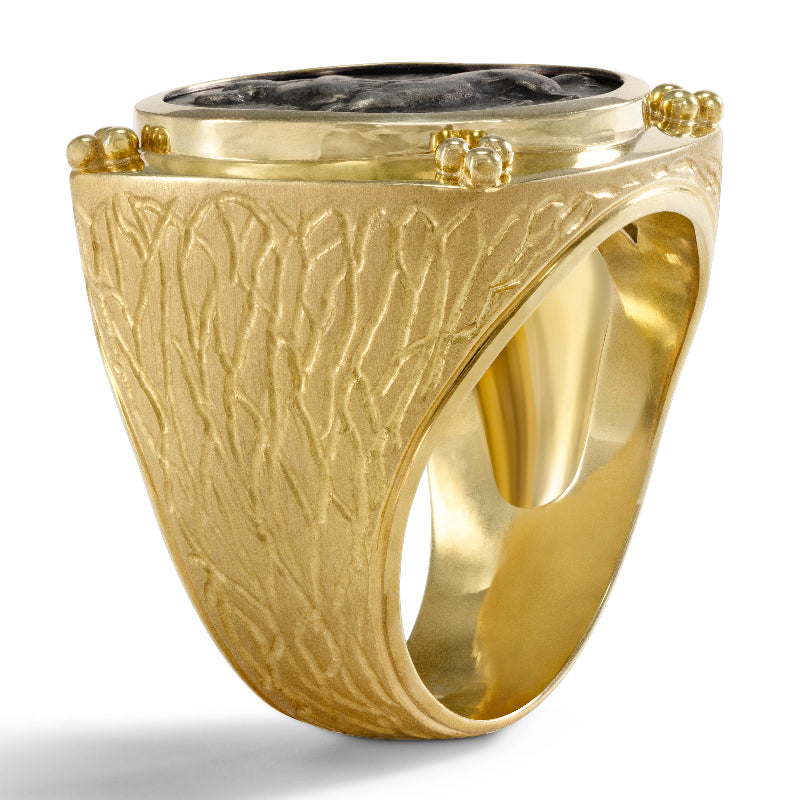 Pegasus Coin Ring