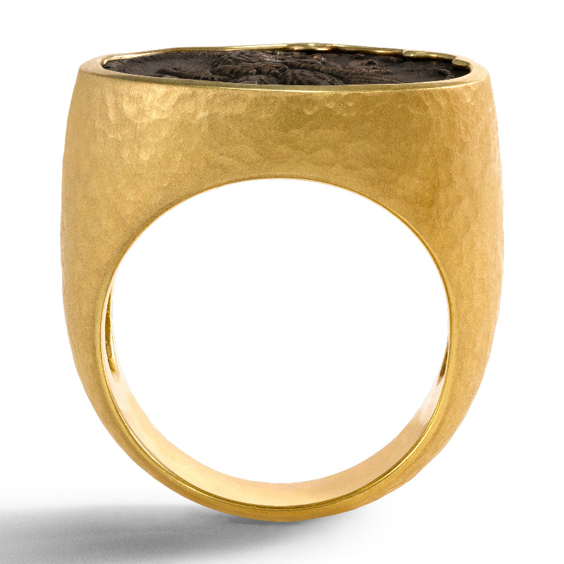Roman Eagle Coin Ring