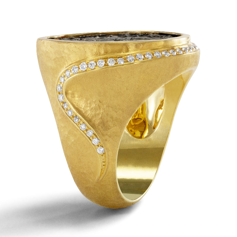 Fides Coin and Diamond Ring