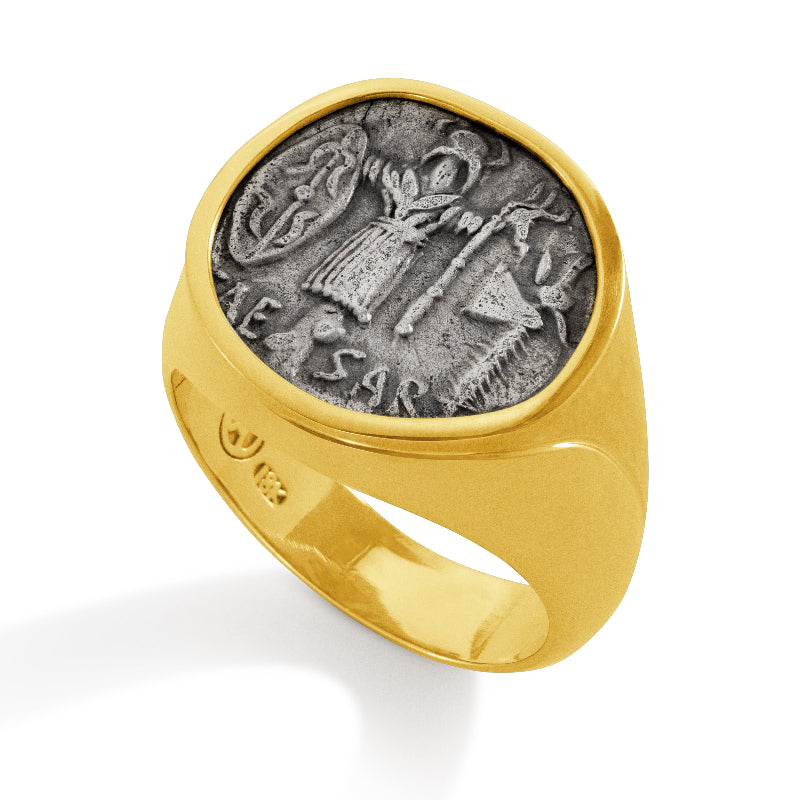 Julius Caesar Coin Ring