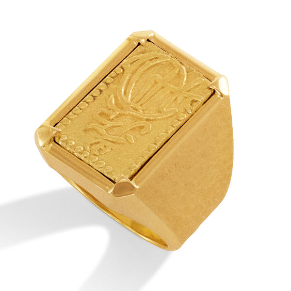 Ancient, Authentic Samurai Coin Ring