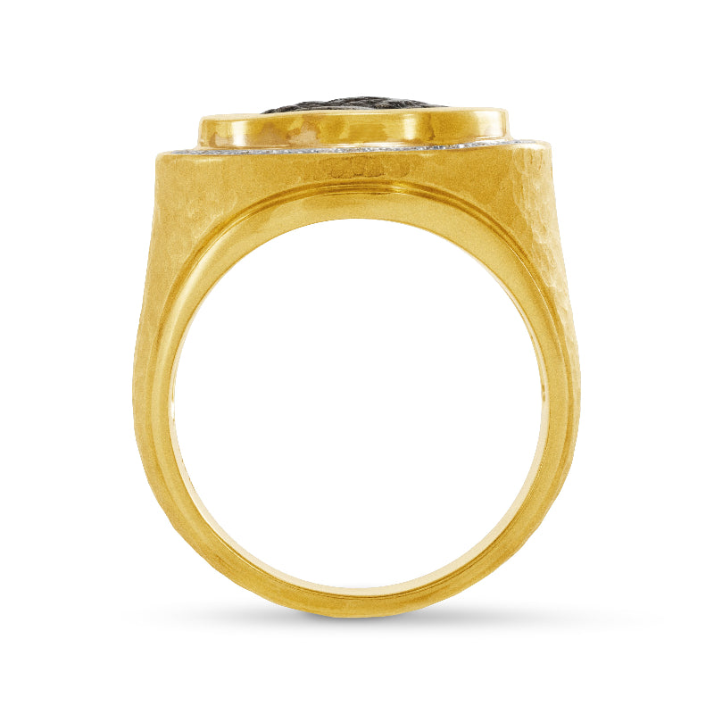 Zeus Coin and Diamond Ring