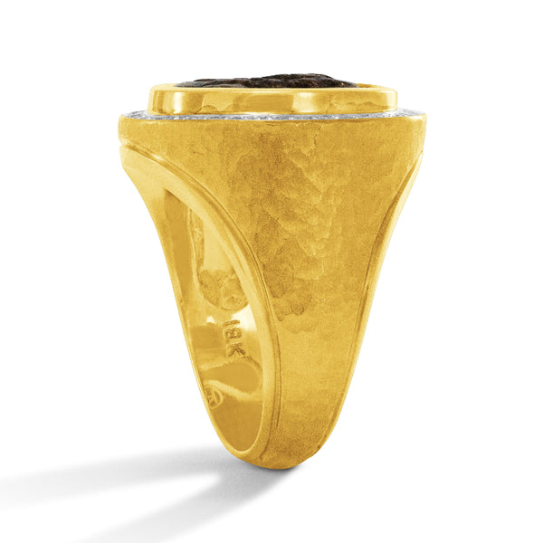 Zeus Coin and Diamond Ring