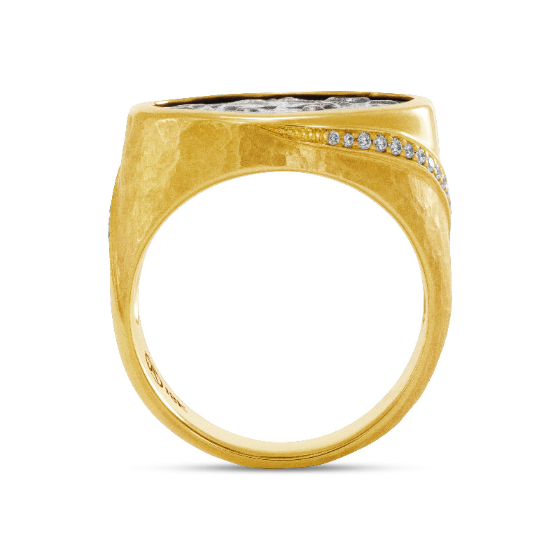 Federico I Coin and Diamond Ring