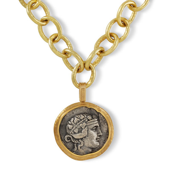 Women's Ancient, Authentic Dionysus Coin Enhancer