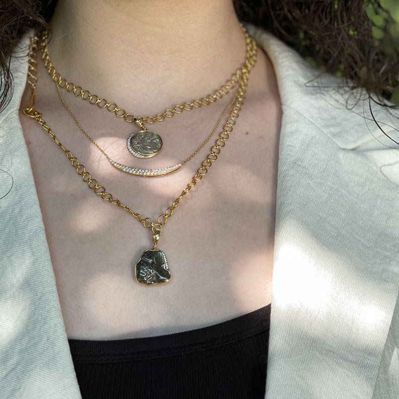 Women's Sikhote-Alin Meterorite and Diamond Enhancer
