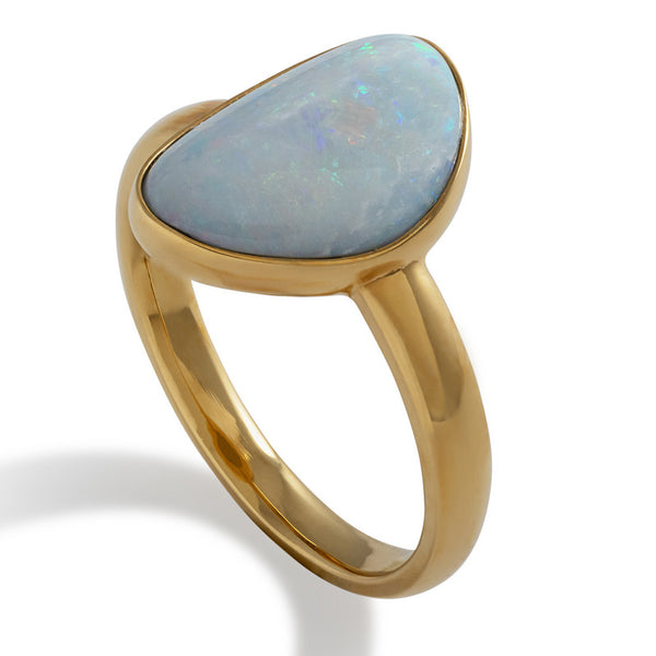 Women's Australian Opal Doublet Ring