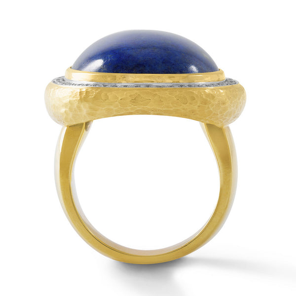 Women's Lapis and Diamond Ring