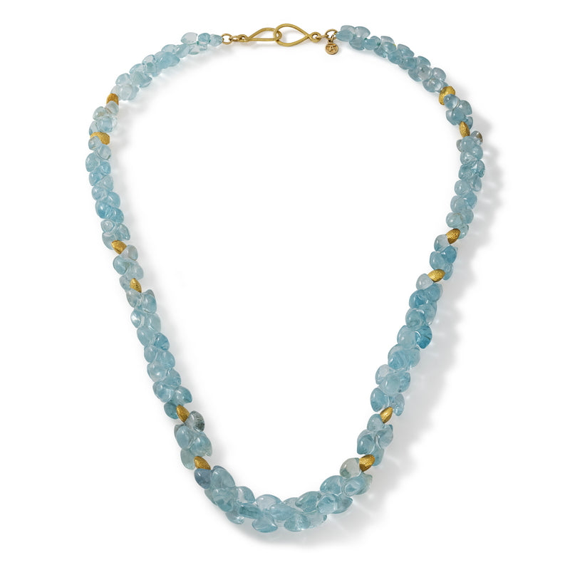 Women's Unheated Blue Topaz Necklace