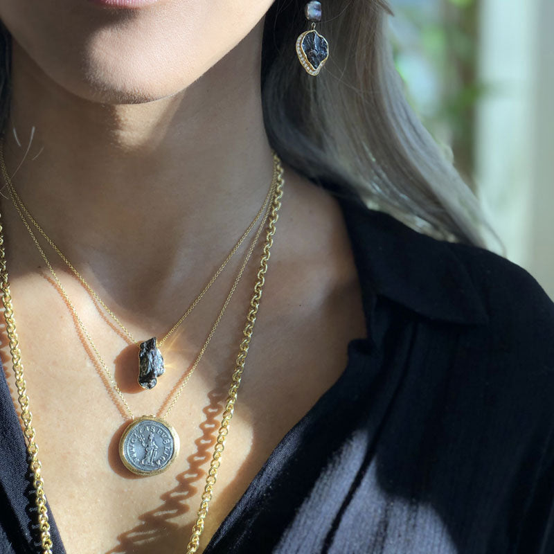 Women's Ancient, Authentic Victory Coin Necklace