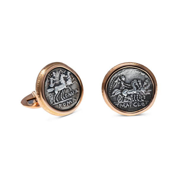 Men’s Ancient, Authentic Victory Coin Cufflinks