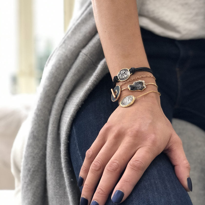 Women's Authentic Sikhote-Alin Meteorite Bracelet