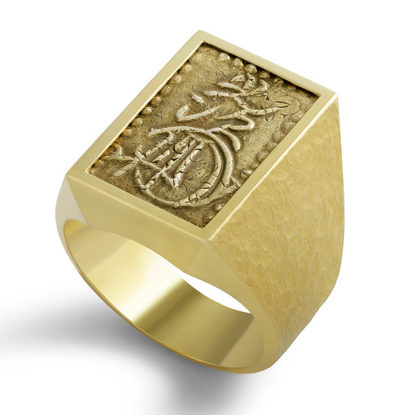 Unisex Ancient, Authentic Samurai Coin Ring